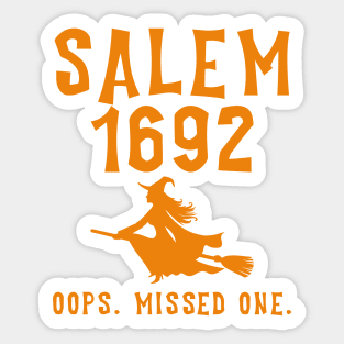 Salem 1692 Sticker